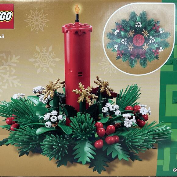 Lego Christmas Table Decoration 40743 New factory sealed Red Candle Holiday - Picture 5 of 6